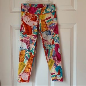 Little girls active leggings 90 Degree by Reflex  sz 6X